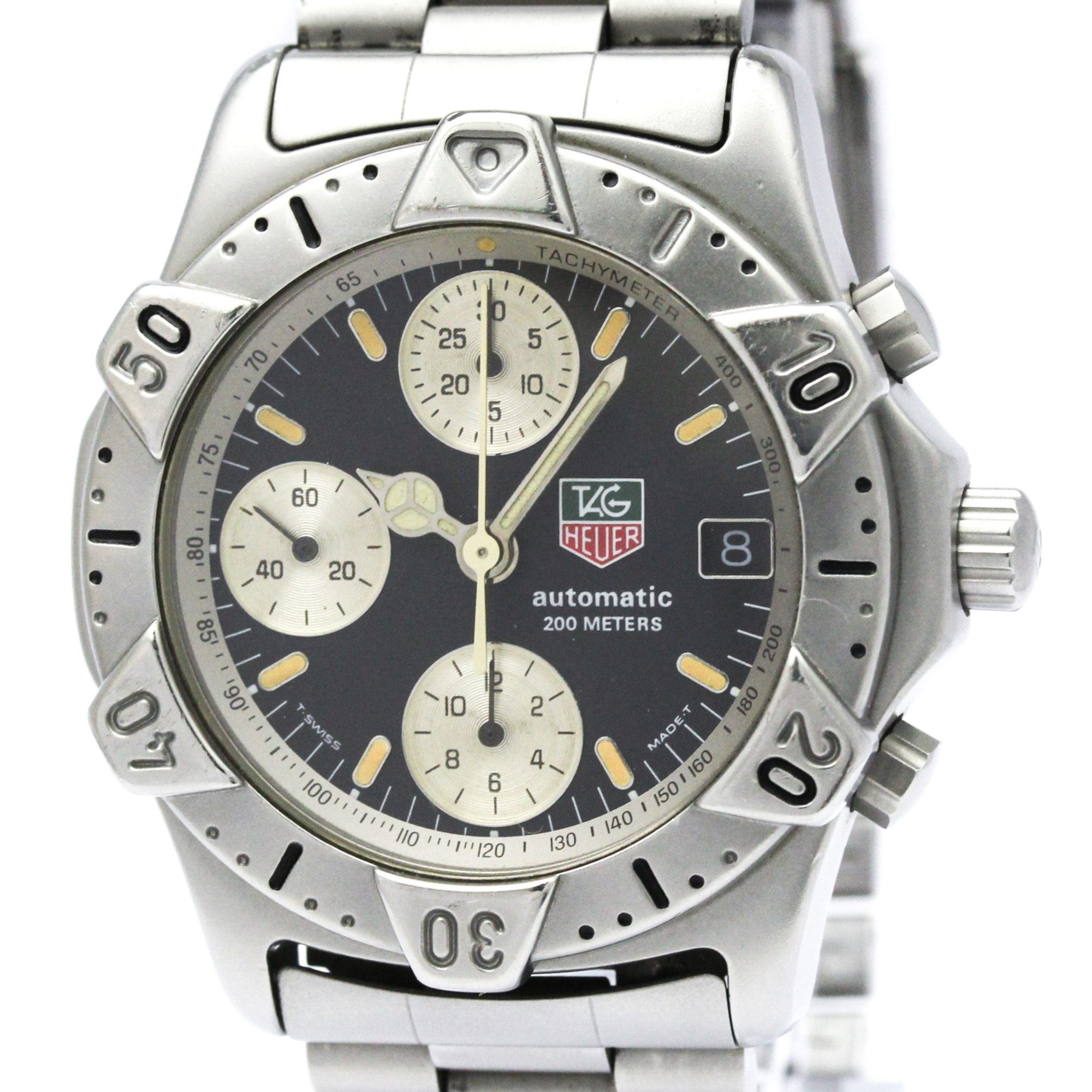 Tag Heuer Chronograph Diver Steel Automatic Mens Watch 740306